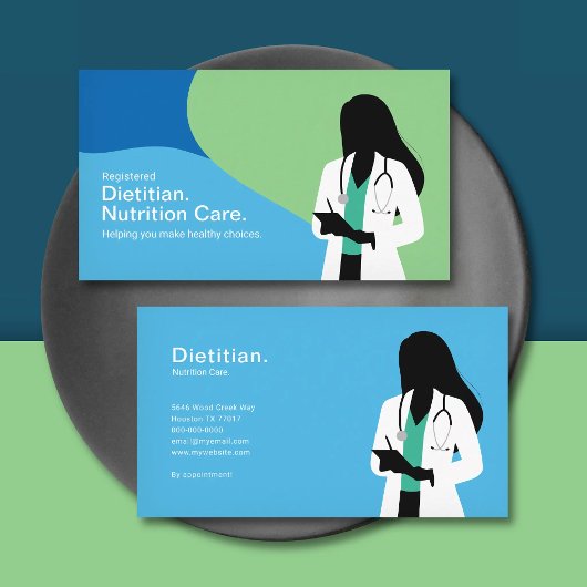 Carte De Visite Dietitian - Nutrition Care