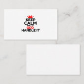 CARTE DE VISITE DIEU (Devant / Derrière)