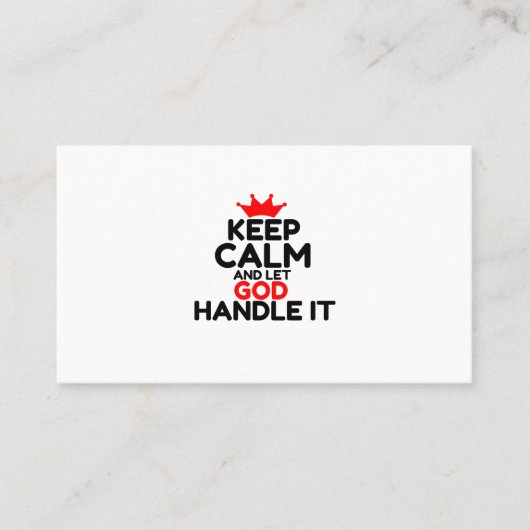 CARTE DE VISITE DIEU (Devant)