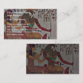 Carte De Visite Dieu Amentit Re-Harakleti et la déesse du Th (Devant / Derrière)