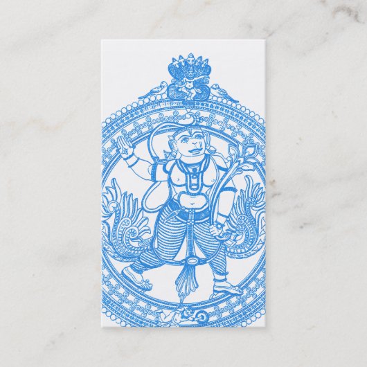 Carte De Visite Dieu singe Hanuman (Devant)