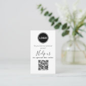 Carte De Visite Diffuser la voix (Debout devant)