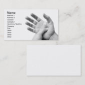 Carte De Visite Digitopuncture de paume (Devant / Derrière)