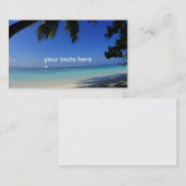 carte de visite d'île (Devant / Derrière)