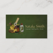 Carte de visite d'illustration en médecine naturop (Devant)