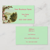 Carte de visite d'illustration vintage (Devant / Derrière)