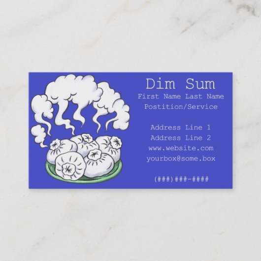 Carte De Visite Dim Sum (Devant)