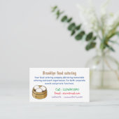 Carte De Visite Dim sum dessin animé (Debout devant)