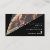 Carte de visite d'image géométrique moderne (Dos)