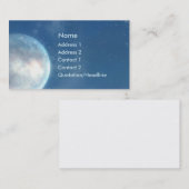 Carte de visite d'imaginaire de lune bleue de KRW (Devant / Derrière)