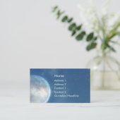 Carte de visite d'imaginaire de lune bleue de KRW (Debout devant)