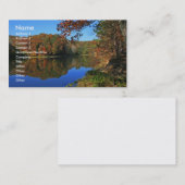 Carte De Visite Dimanche après-midi (Devant / Derrière)