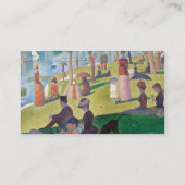 Carte De Visite Dimanche sur La Grande Jatte Seurat Peinture (Dos)