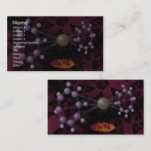 Carte De Visite Dimension de structure moléculaire (Devant / Derrière)