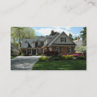 Carte de visite d'immobiliers/d'aménagement