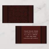 Carte de visite d'impression de bloc (Devant / Derrière)