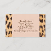 Carte de visite d'impression de cerisier de style  (Dos)