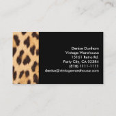 Carte de visite d'impression de cerisier de style  (Dos)