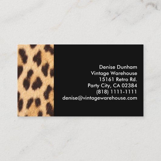 Carte de visite d'impression de cerisier de style (Dos)