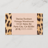 Carte de visite d'impression de cerisier de style  (Dos)