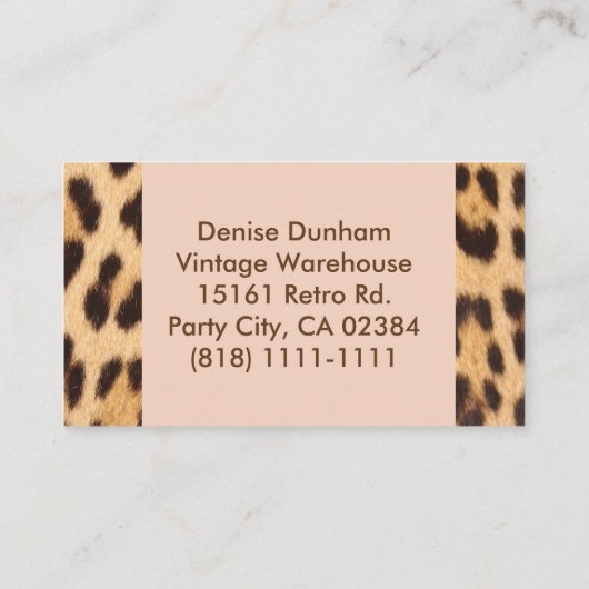 Carte de visite d'impression de cerisier de style (Dos)