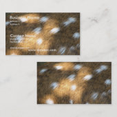 Carte de visite d'impression de peau de cerfs (Devant / Derrière)