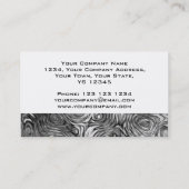 Carte de visite d'impression moulé blanc (Dos)