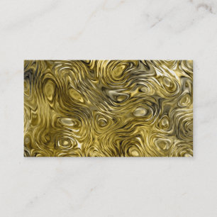Carte de visite d'impression "or" molten blanc