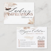 Carte de visite d'impressions de hachage non modif (Devant / Derrière)