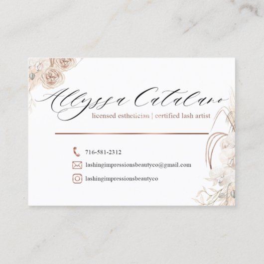 Carte de visite d'impressions de hachage non modif (Dos)