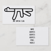 Carte de visite d'inc. (Devant / Derrière)