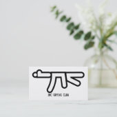 Carte de visite d'inc. (Debout devant)