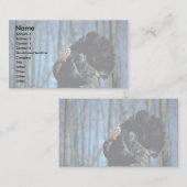 Carte De Visite Dinde sauvage (Devant / Derrière)