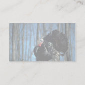 Carte De Visite Dinde sauvage (Dos)