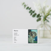 Carte de visite d'indicateur de Shorthair (Debout devant)