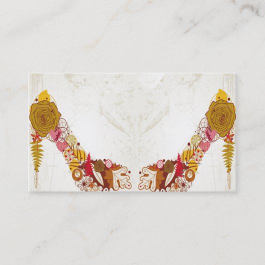 carte de visite d'industrie de chaussure (Devant)