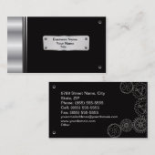 Carte de visite d'industrie mécanique (Devant / Derrière)