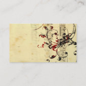 Carte de visite d'industrie musicale (Dos)