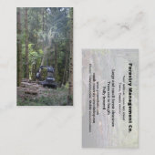 Carte de visite d'industries de sylviculture (Devant / Derrière)