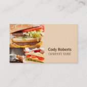 Carte De Visite Dîner Cuisinier Cuisinier Cuisinier Cuisinier Cuis (Devant)