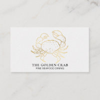 Diner fin de crabe d'or de *~* par le blanc de mer