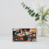 Carte De Visite Dîner romantique pour deux (Debout devant)