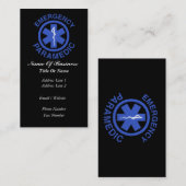 Carte de visite d'infirmier (Devant / Derrière)