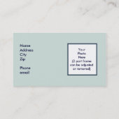 Carte de visite d'infirmière (Dos)