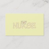 Carte de visite d'infirmière (Dos)