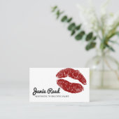 Carte de visite d'infirmière spécialisée en esthét (Debout devant)