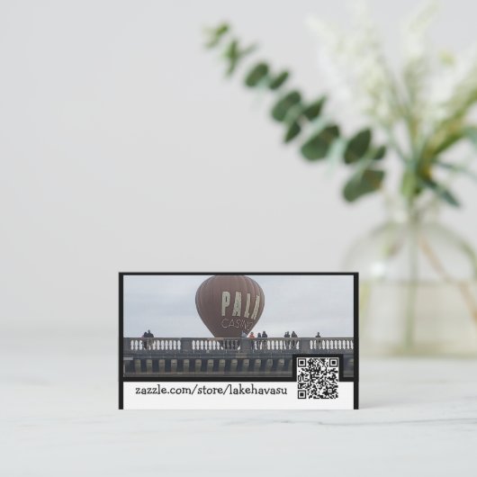 Carte de visite d'informations (Debout devant)