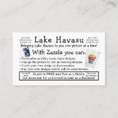 Carte de visite d'informations (Dos)