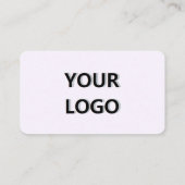 Carte de visite d'informations sur le nom du logo  (Dos)