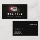 Carte de visite d'ingénieur aérospatial de fusée (Devant / Derrière)